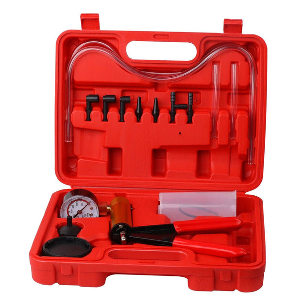 Buy HORUSDY Hand Held Vacuum Pump Brake Bleeder Pressure Tester Vacuum Gauge Kit discounted | Products On Sale Australia