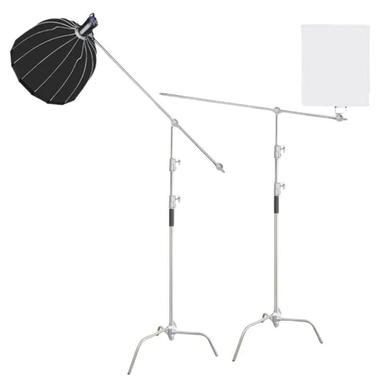 Buy HRIDZ 10.8ft/330cm Heavy Duty Studio C Stand Century Stand Boom Arm Grip Heads Kit discounted | Products On Sale Australia