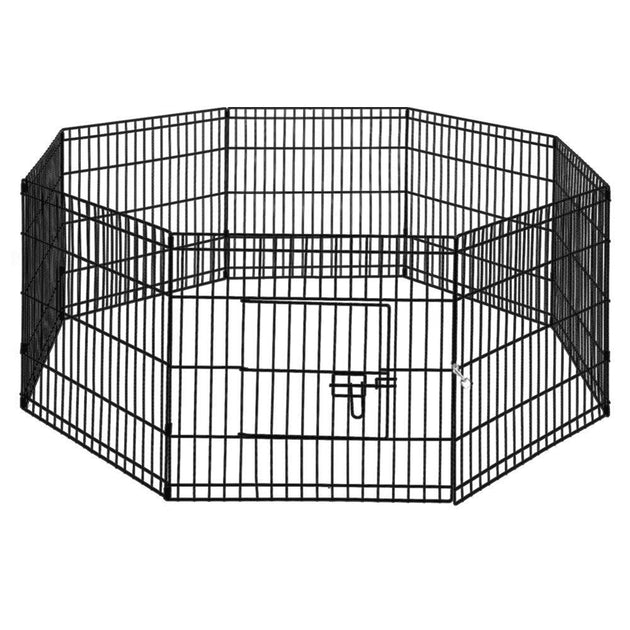 Buy i.Pet 24" 8 Panel Dog Playpen Pet Fence Exercise Cage Enclosure Play Pen discounted | Products On Sale Australia