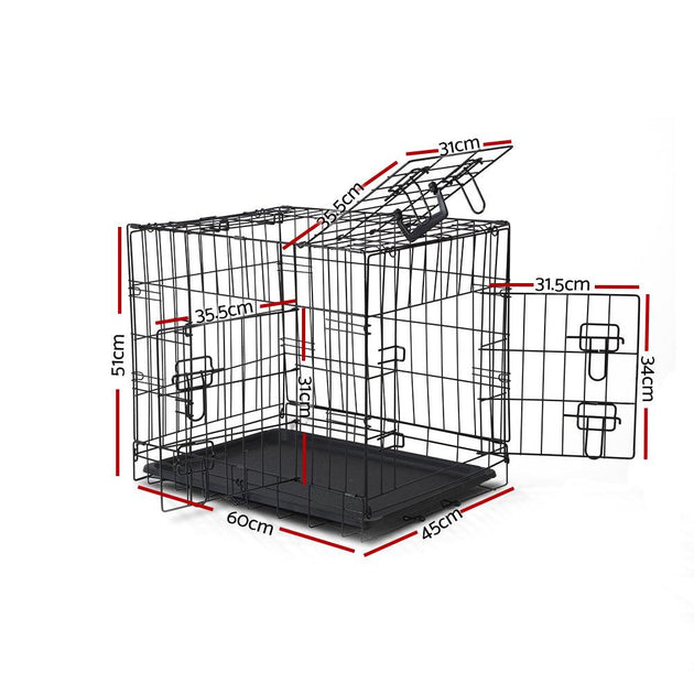 Buy i.Pet 24" Dog Cage Crate Kennel 3 Doors discounted | Products On Sale Australia