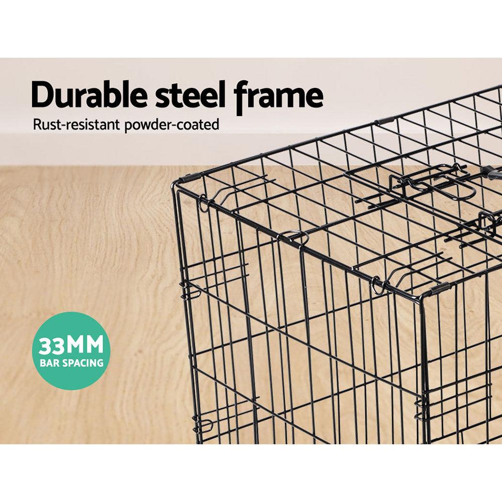 Buy i.Pet 24" Dog Cage Crate Kennel 3 Doors discounted | Products On Sale Australia