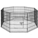 Buy i.Pet 2x30" 8 Panel Dog Playpen Pet Fence Exercise Cage Enclosure Play Pen discounted | Products On Sale Australia