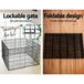 Buy i.Pet 2x30" 8 Panel Dog Playpen Pet Fence Exercise Cage Enclosure Play Pen discounted | Products On Sale Australia