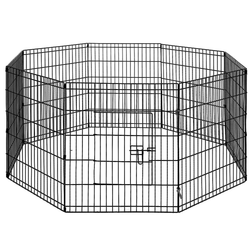 Buy i.Pet 30" 8 Panel Dog Playpen Pet Fence Exercise Cage Enclosure Play Pen discounted | Products On Sale Australia