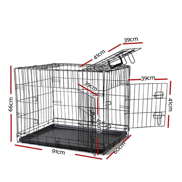 Buy i.Pet 36" Dog Cage Crate Kennel 3 Doors discounted | Products On Sale Australia