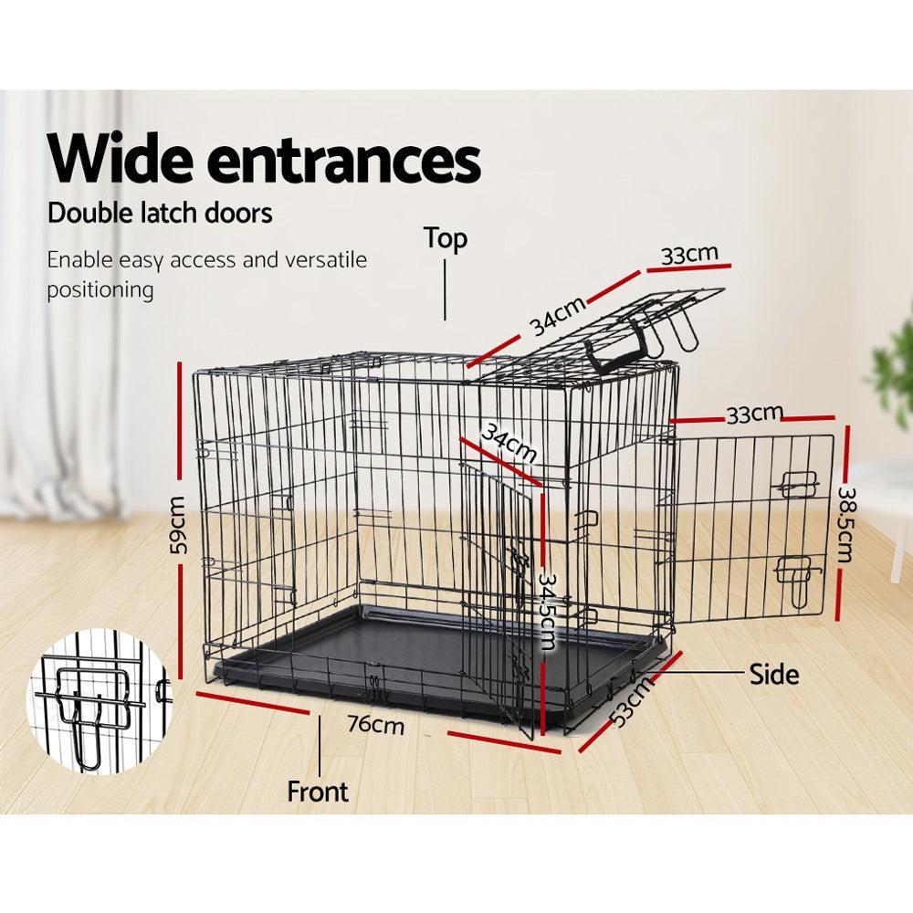 Buy i.Pet 36" Dog Cage Crate Kennel 3 Doors discounted | Products On Sale Australia