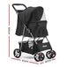 Buy i.Pet 4 Wheel Pet Stroller - Black discounted | Products On Sale Australia