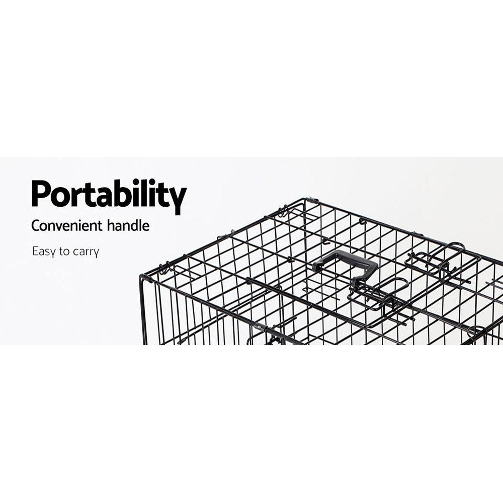 Buy i.Pet 42" Dog Cage Crate Large Kennel 3 Doors discounted | Products On Sale Australia