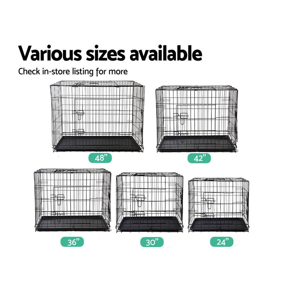 Buy i.Pet 42" Dog Cage Crate Large Kennel 3 Doors discounted | Products On Sale Australia