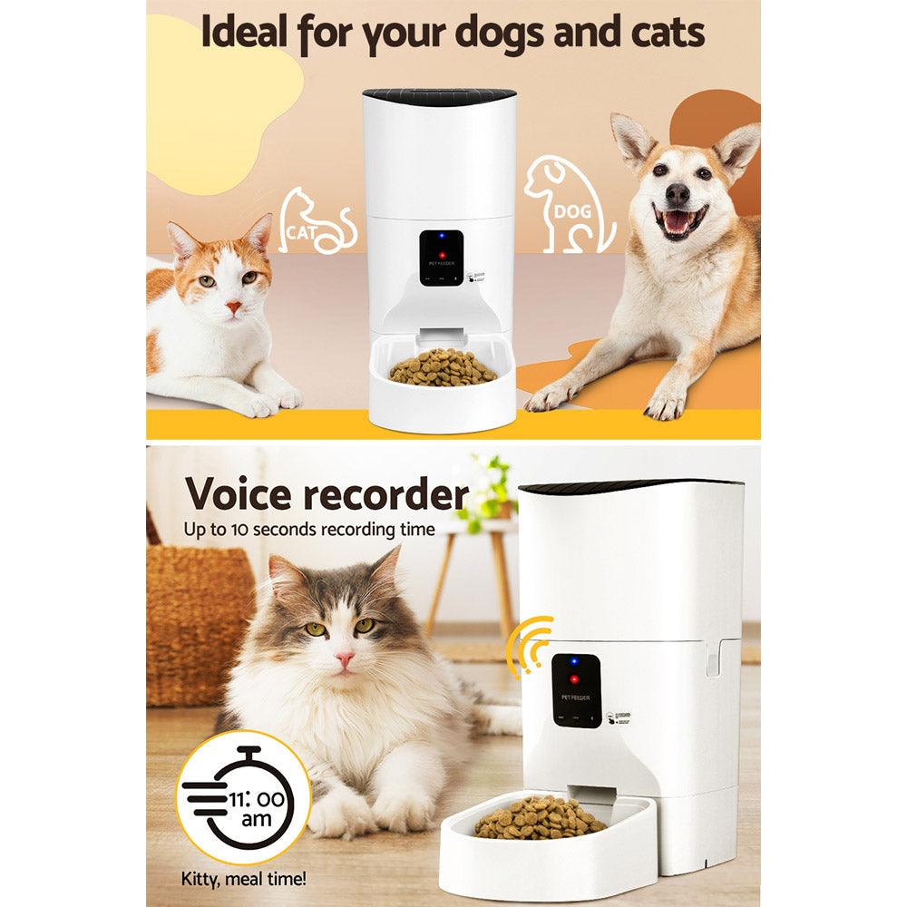 Buy i.Pet Automatic Pet Feeder 9L Wifi Auto Dog Cat Feeder Smart Food Dispenser Timer discounted | Products On Sale Australia