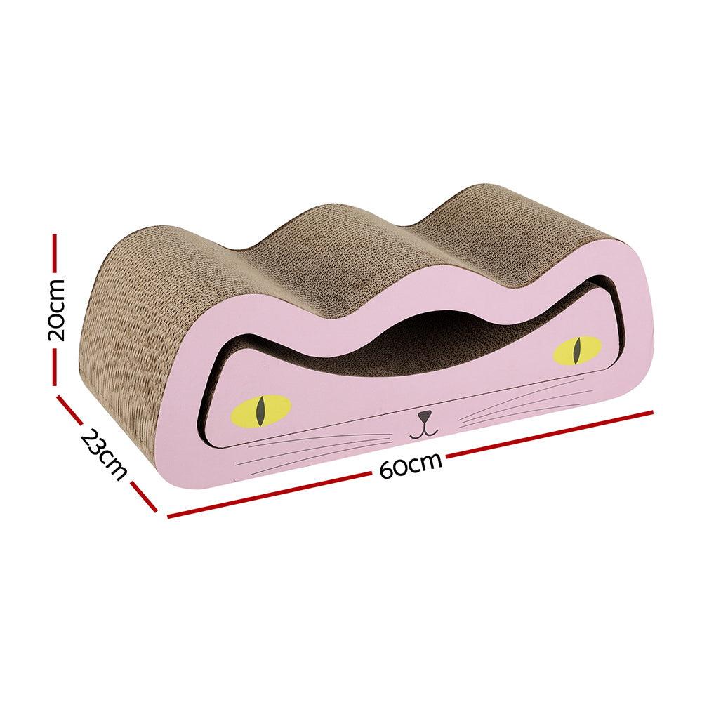 Buy i.Pet Cat Scratching Board Scratcher Cardboard Kitten Indoor Climbing Pad Catnip discounted | Products On Sale Australia