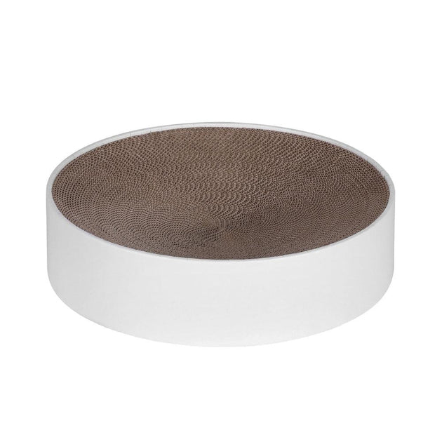 Buy i.Pet Cat Scratching Board Scratcher Cardboard Kitten Indoor Round Bed Catnip discounted | Products On Sale Australia