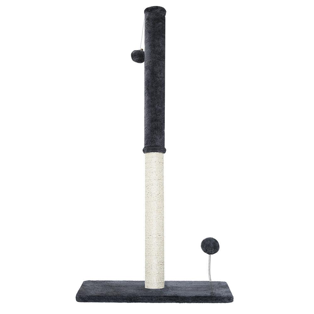 Buy i.Pet Cat Tree 105cm Scratching Post Scratcher Tower Condo House Hanging toys Grey discounted | Products On Sale Australia