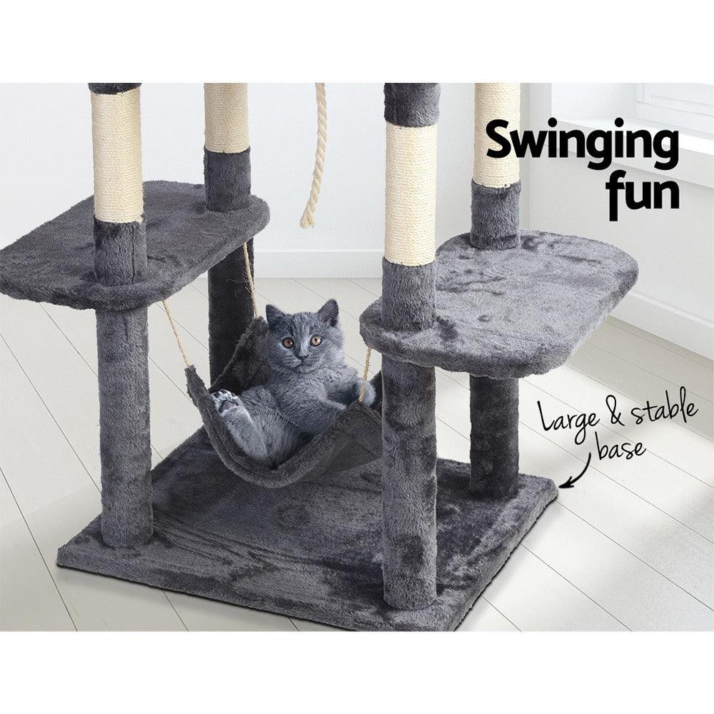 Buy i.Pet Cat Tree 171cm Tower Scratching Post Scratcher Wooden Condo House Bed Toys discounted | Products On Sale Australia