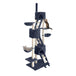 Buy i.Pet Cat Tree 244cm Tower Scratching Post Scratcher Trees Condo House Grey discounted | Products On Sale Australia