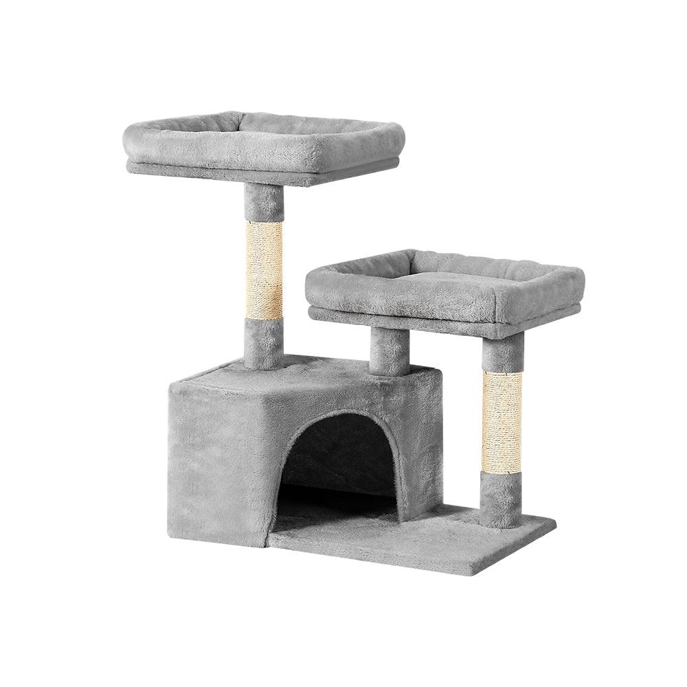 Buy i.Pet Cat Tree 69cm Scratching Post Tower Scratcher Wood Condo House Bed Trees discounted | Products On Sale Australia