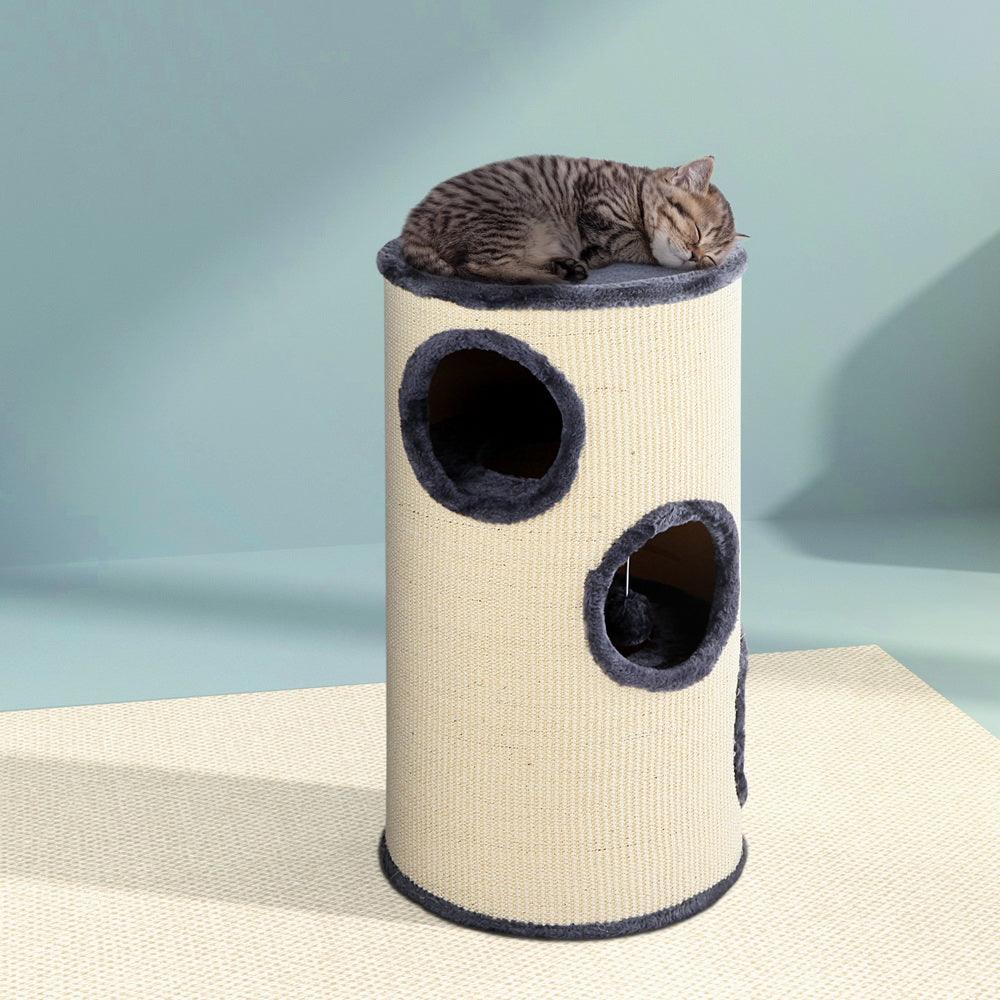 Buy i.Pet Cat Tree 70cm Scratching Post Tower Scratcher Trees Wood Condo House Toys discounted | Products On Sale Australia