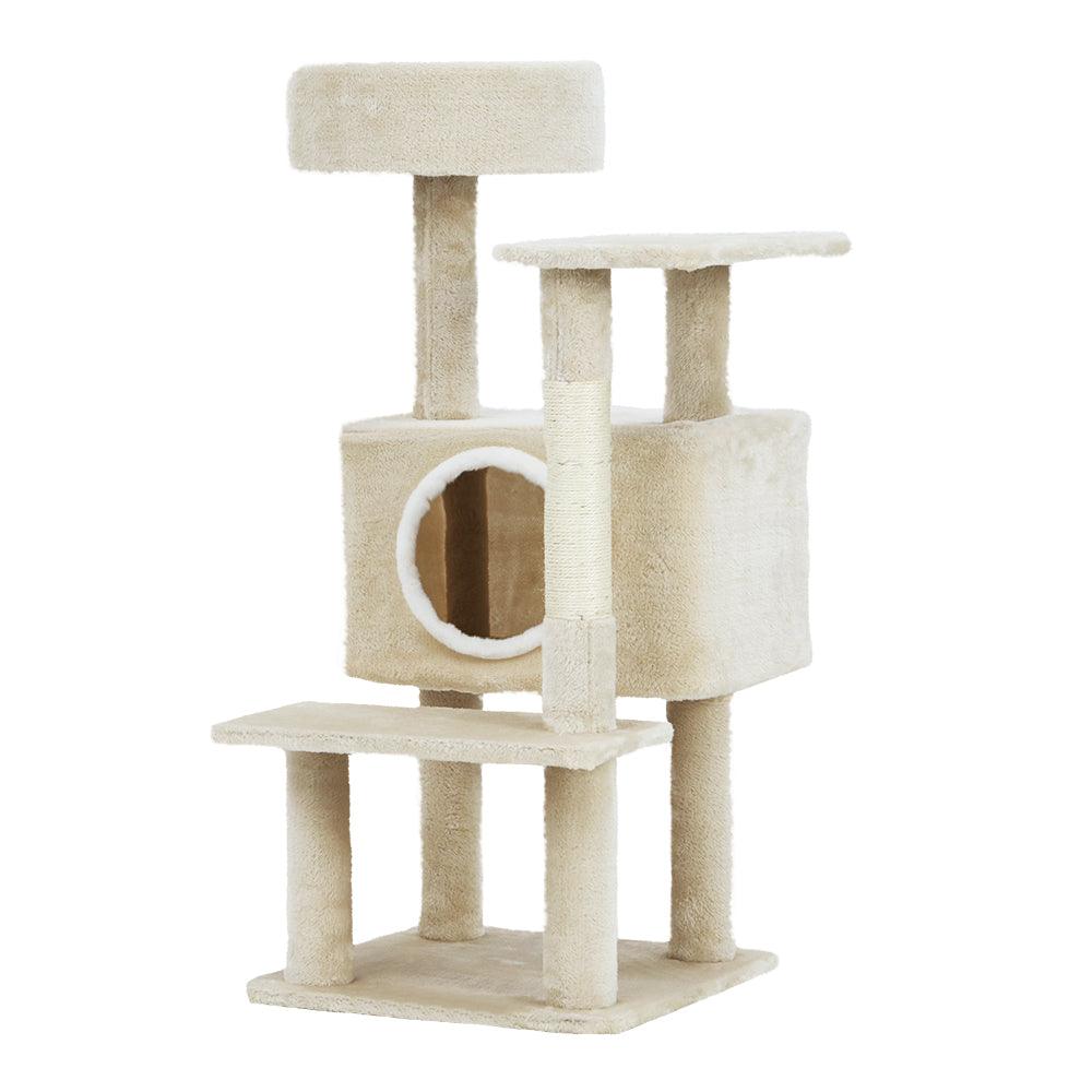 Buy i.Pet Cat Tree 90cm Scratching Post Tower Scratcher Wood Condo House Bed Trees discounted | Products On Sale Australia