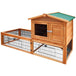 Buy i.Pet Chicken Coop 155cm x 49cm x 90cm Rabbit Hutch Large Run Wooden Cage House Outdoor discounted | Products On Sale Australia