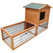 Buy i.Pet Chicken Coop 155cm x 49cm x 90cm Rabbit Hutch Large Run Wooden Cage House Outdoor discounted | Products On Sale Australia