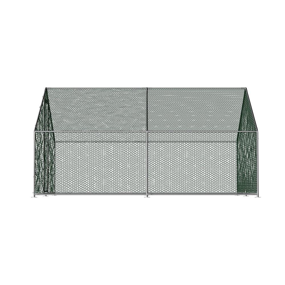 Buy i.Pet Chicken Coop Cage 3x4x2m Galvanised Steel discounted | Products On Sale Australia