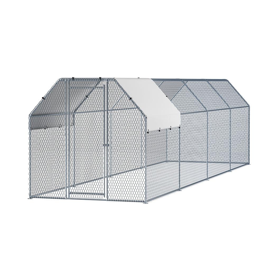 Buy i.Pet Chicken Coop Cage Run Rabbit Hutch Large Walk In Hen House Cover 2mx8mx2m discounted | Products On Sale Australia