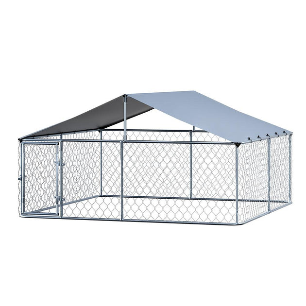 Buy i.Pet Dog Kennel Large House XXL Pet Run Cage Puppy Outdoor Enclosure With Roof discounted | Products On Sale Australia