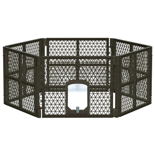 Buy i.Pet Dog Playpen Enclosure 6 Panel Pet Fence Plastic Play Pen discounted | Products On Sale Australia