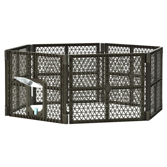 Buy i.Pet Dog Playpen Enclosure 6 Panel Pet Fence Plastic Play Pen discounted | Products On Sale Australia