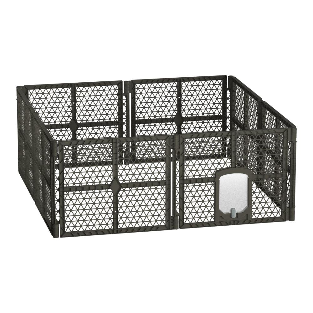 Buy i.Pet Dog Playpen Enclosure 8 Panel Pet Fence Plastic Play Pen discounted | Products On Sale Australia