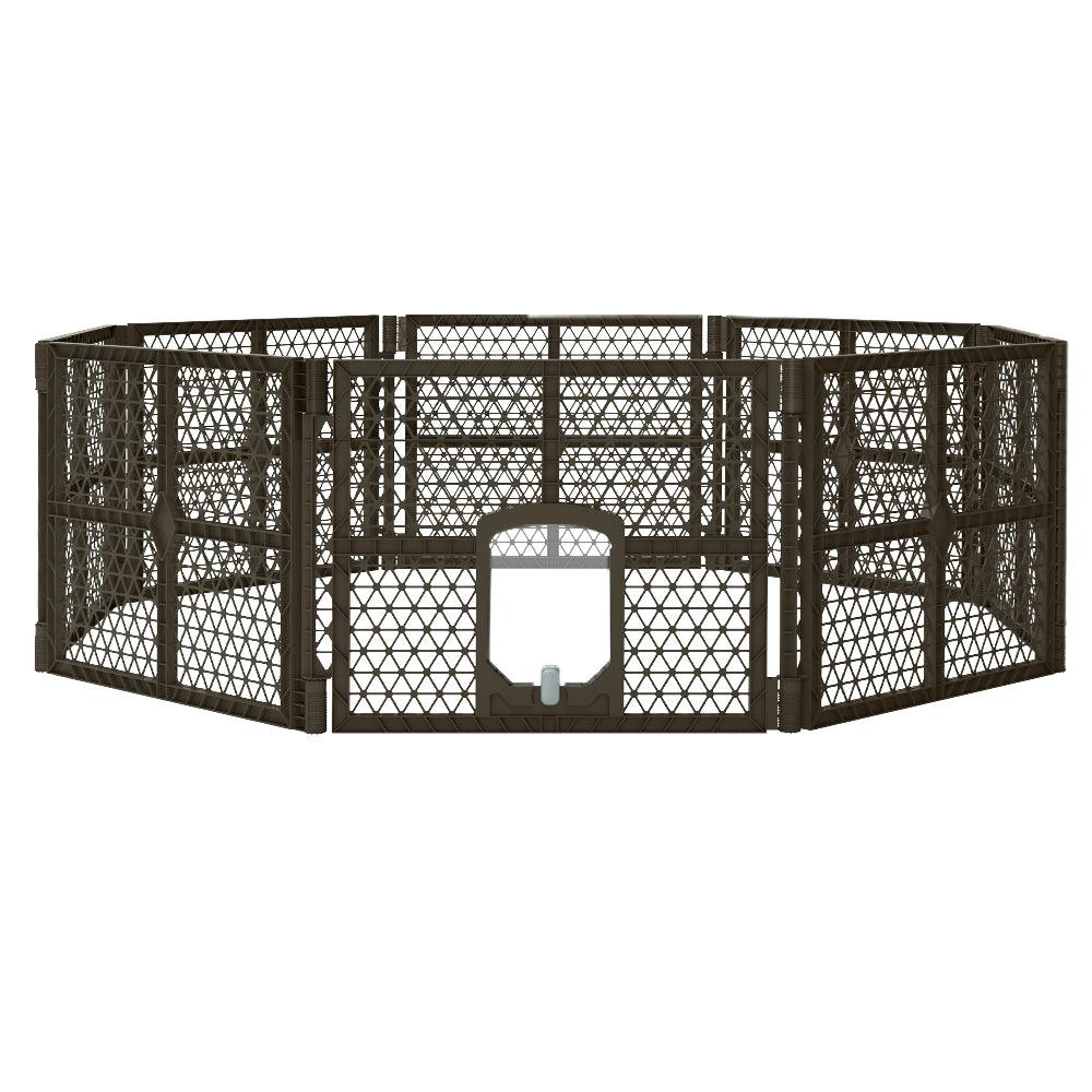 Buy i.Pet Dog Playpen Enclosure 8 Panel Pet Fence Plastic Play Pen discounted | Products On Sale Australia