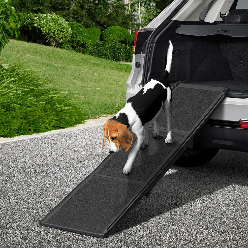 Buy i.Pet Dog Ramp Pet Stairs Steps Car Travel SUV Ladder Foldable Portable Adjustable discounted | Products On Sale Australia