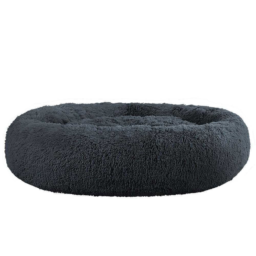 Buy i.Pet Pet Bed Dog Cat 110cm Calming Extra Large Soft Plush Dark Grey discounted | Products On Sale Australia