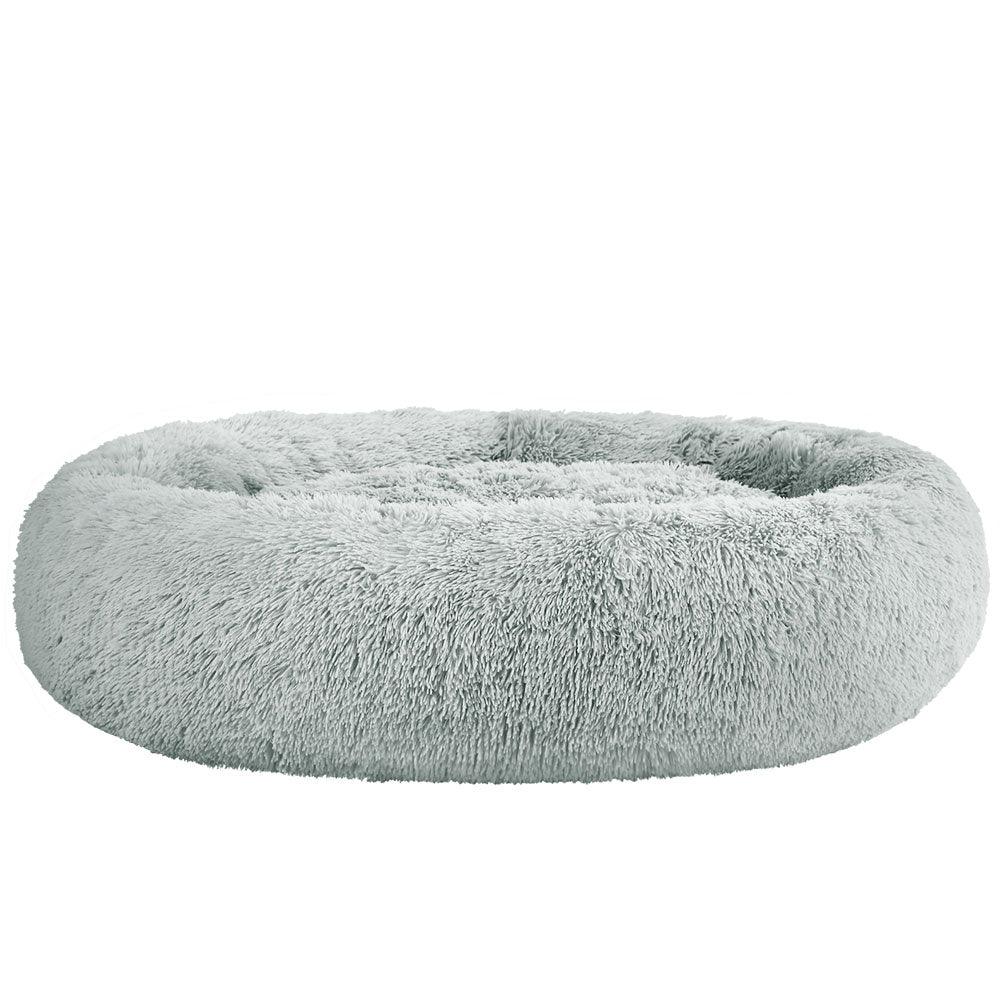 Buy i.Pet Pet Bed Dog Cat 110cm Calming Extra Large Soft Plush Light Grey discounted | Products On Sale Australia