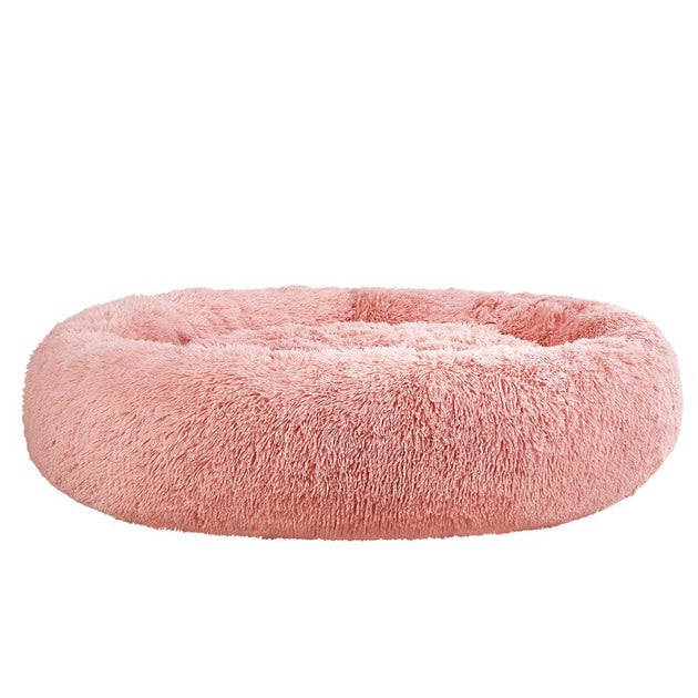 Buy i.Pet Pet Bed Dog Cat 110cm Calming Extra Large Soft Plush Pink discounted | Products On Sale Australia