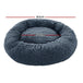 Buy i.Pet Pet Bed Dog Cat 90cm Large Calming Soft Plush Bed Dark Grey discounted | Products On Sale Australia