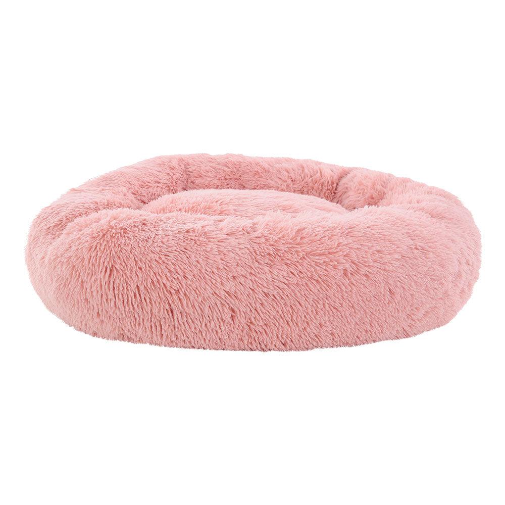 Buy i.Pet Pet Bed Dog Cat 90cm Large Calming Soft Plush Pink discounted | Products On Sale Australia