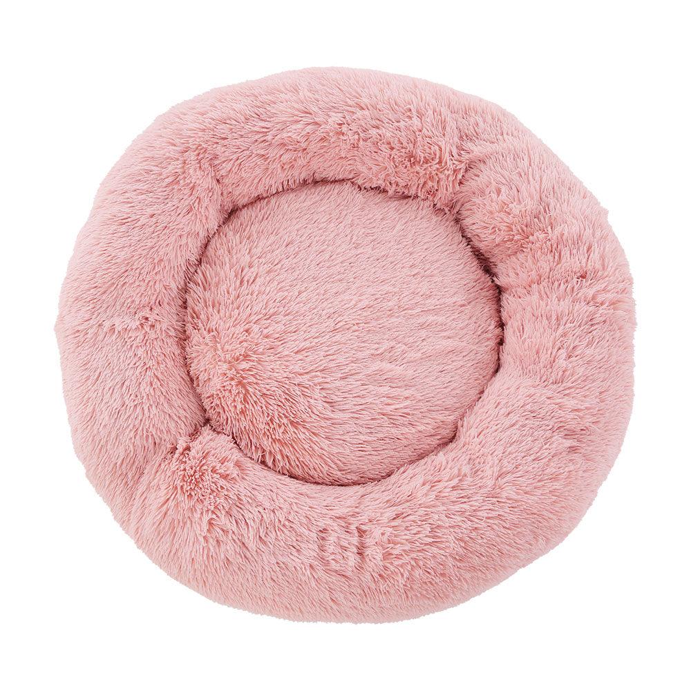 Buy i.Pet Pet Bed Dog Cat 90cm Large Calming Soft Plush Pink discounted | Products On Sale Australia