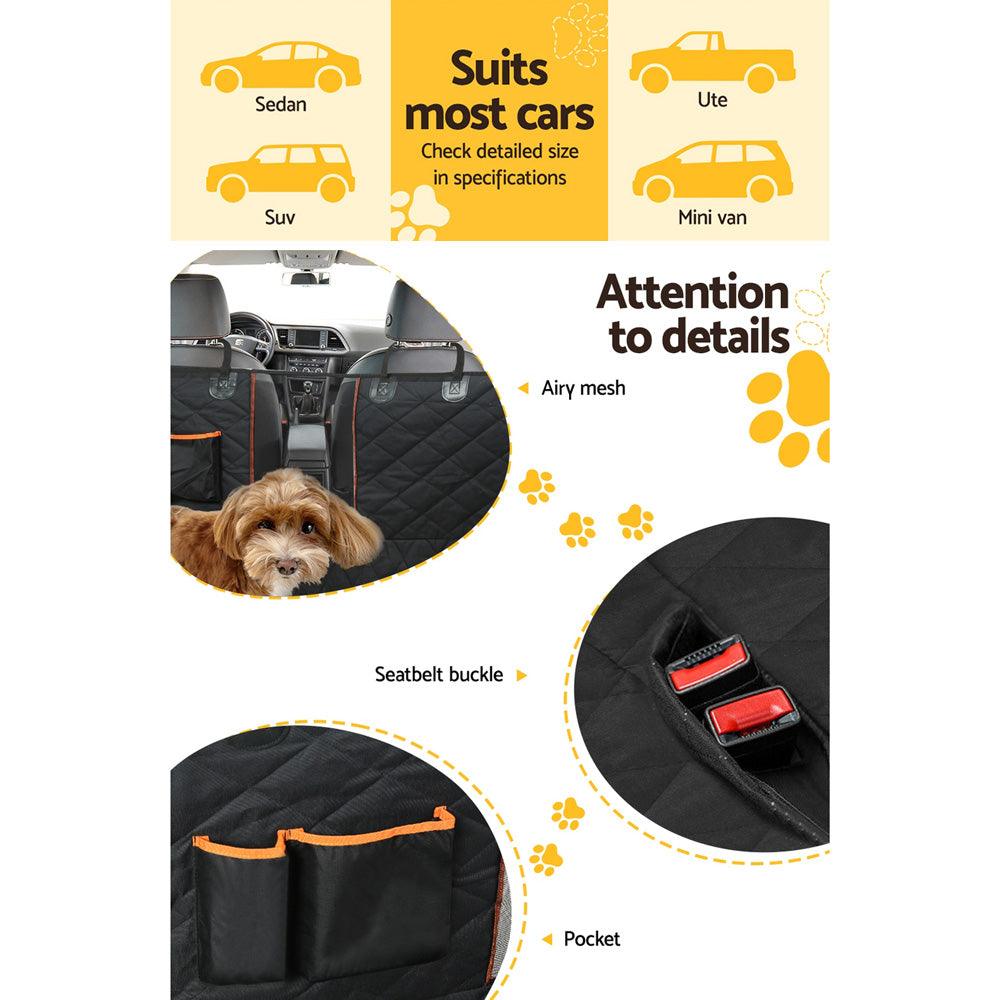 Buy i.Pet Pet Car Seat Cover Dog Hammock Protector Back Waterproof Belt Non Slip Mat discounted | Products On Sale Australia