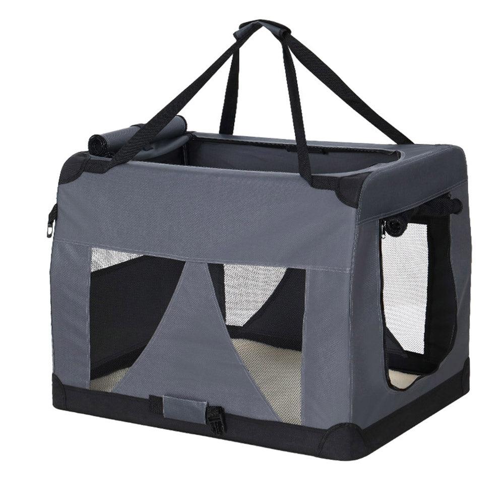 Buy i.Pet Pet Carrier Soft Crate Dog Cat Travel 121x80CM Portable Foldable Car 4XL discounted | Products On Sale Australia