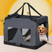 Buy i.Pet Pet Carrier Soft Crate Dog Cat Travel 121x80CM Portable Foldable Car 4XL discounted | Products On Sale Australia