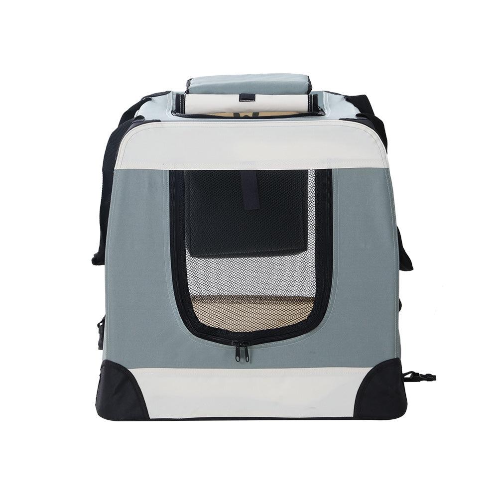 Buy i.Pet Pet Carrier Soft Crate Dog Cat Travel 70x52CM Portable Foldable Car Large discounted | Products On Sale Australia