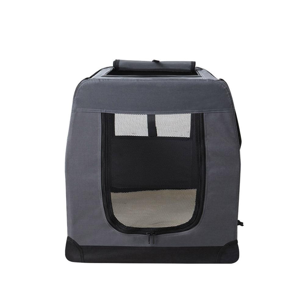 Buy i.Pet Pet Carrier Soft Crate Dog Cat Travel 82x58CM Portable Foldable Car XL discounted | Products On Sale Australia