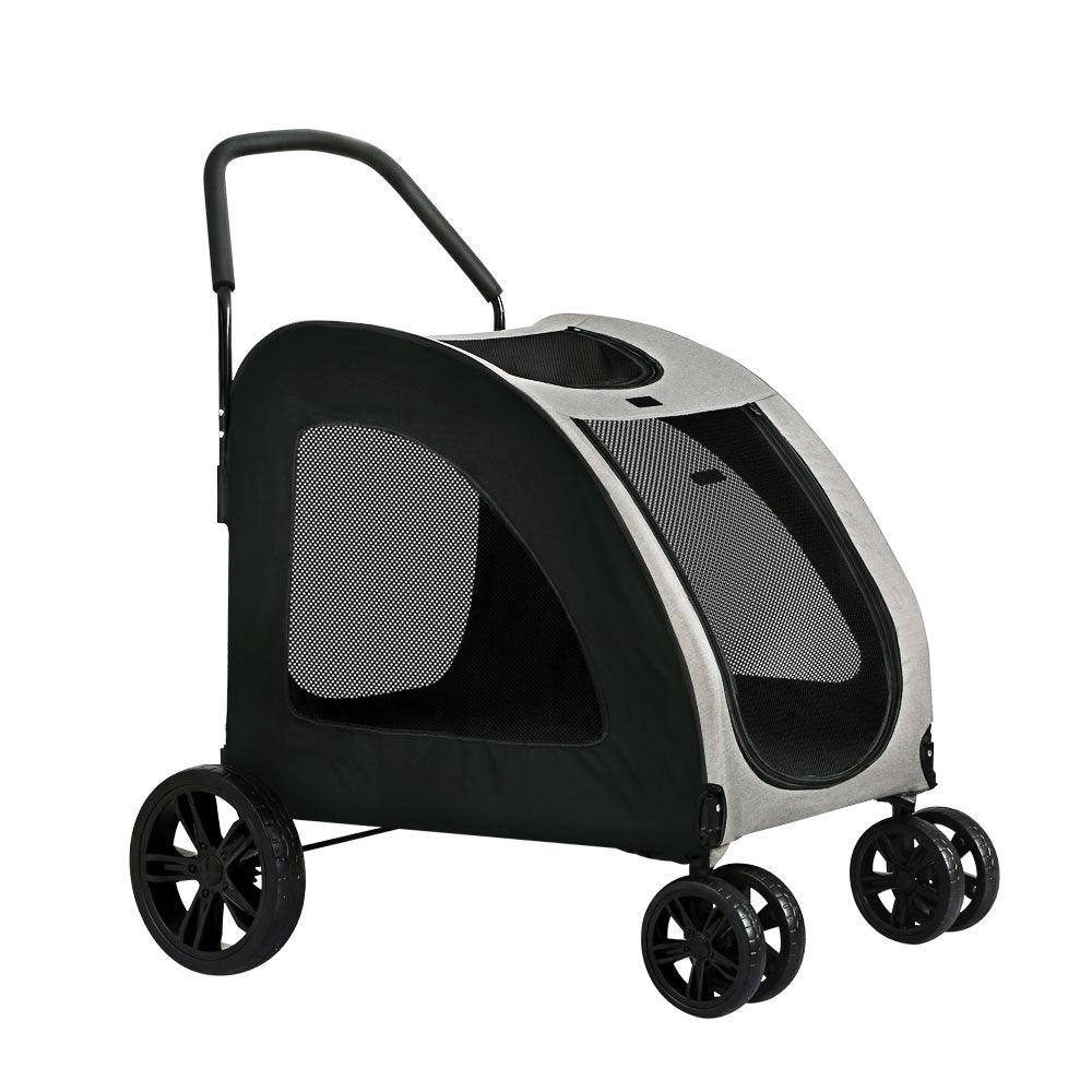 Buy i.Pet Pet Stroller Dog Pram Large Carrier Cat Travel Foldable Strollers 4 Wheels Trolley discounted | Products On Sale Australia