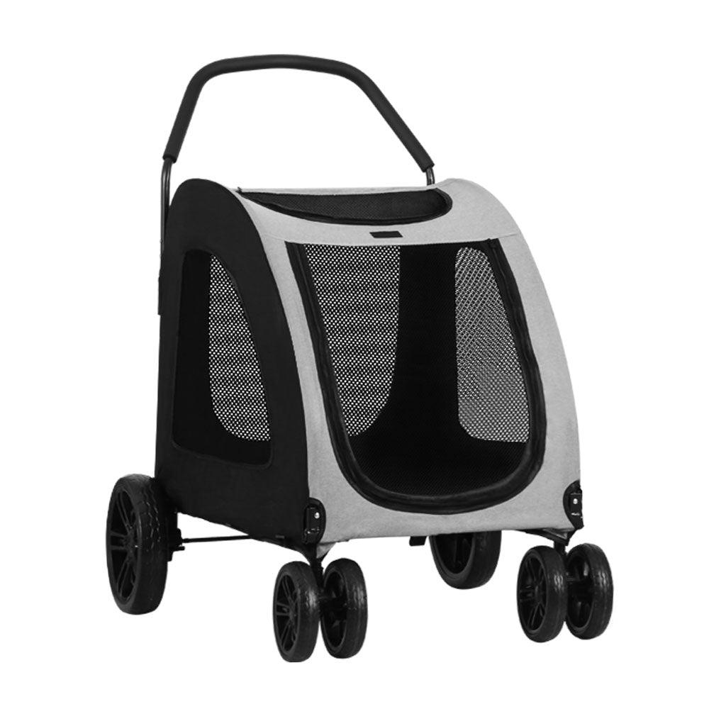 Buy i.Pet Pet Stroller Dog Pram Large Carrier Cat Travel Foldable Strollers 4 Wheels Trolley discounted | Products On Sale Australia