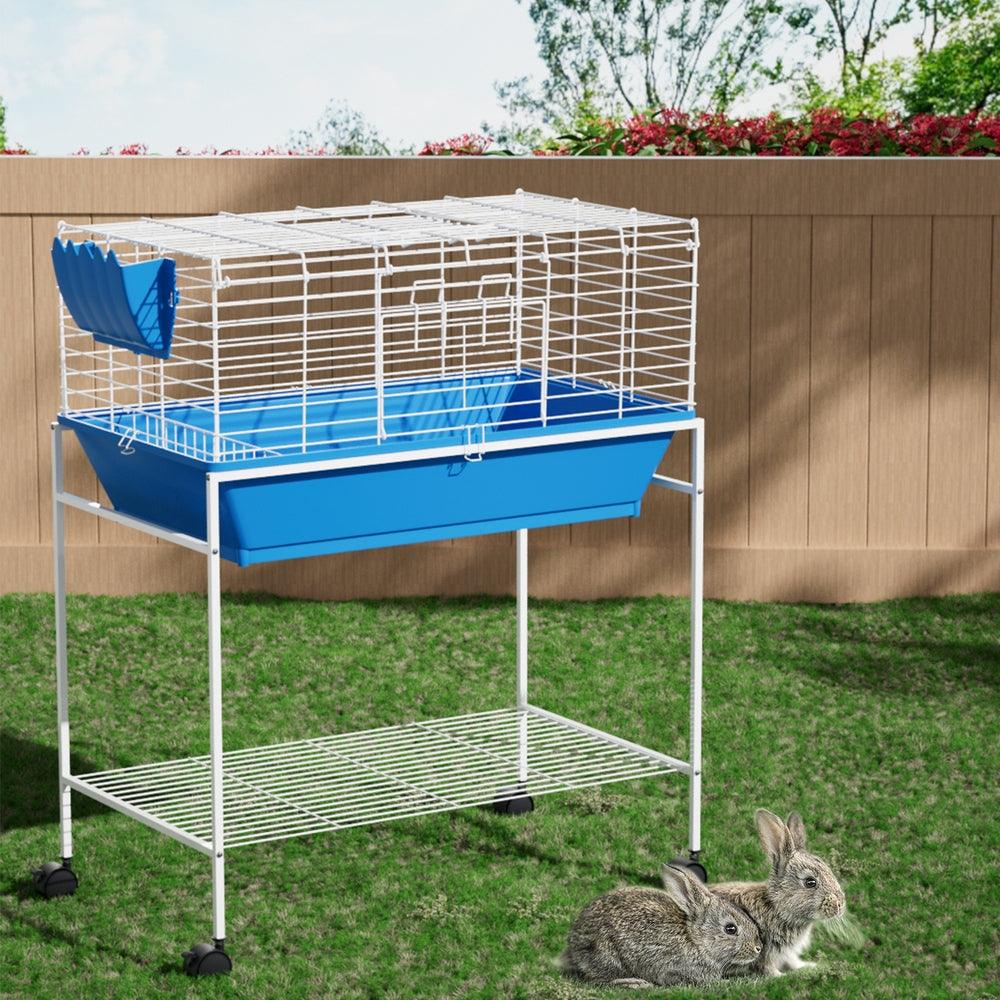 Buy i.Pet Rabbit Cage 88cm Indoor Guinea Pig discounted | Products On Sale Australia