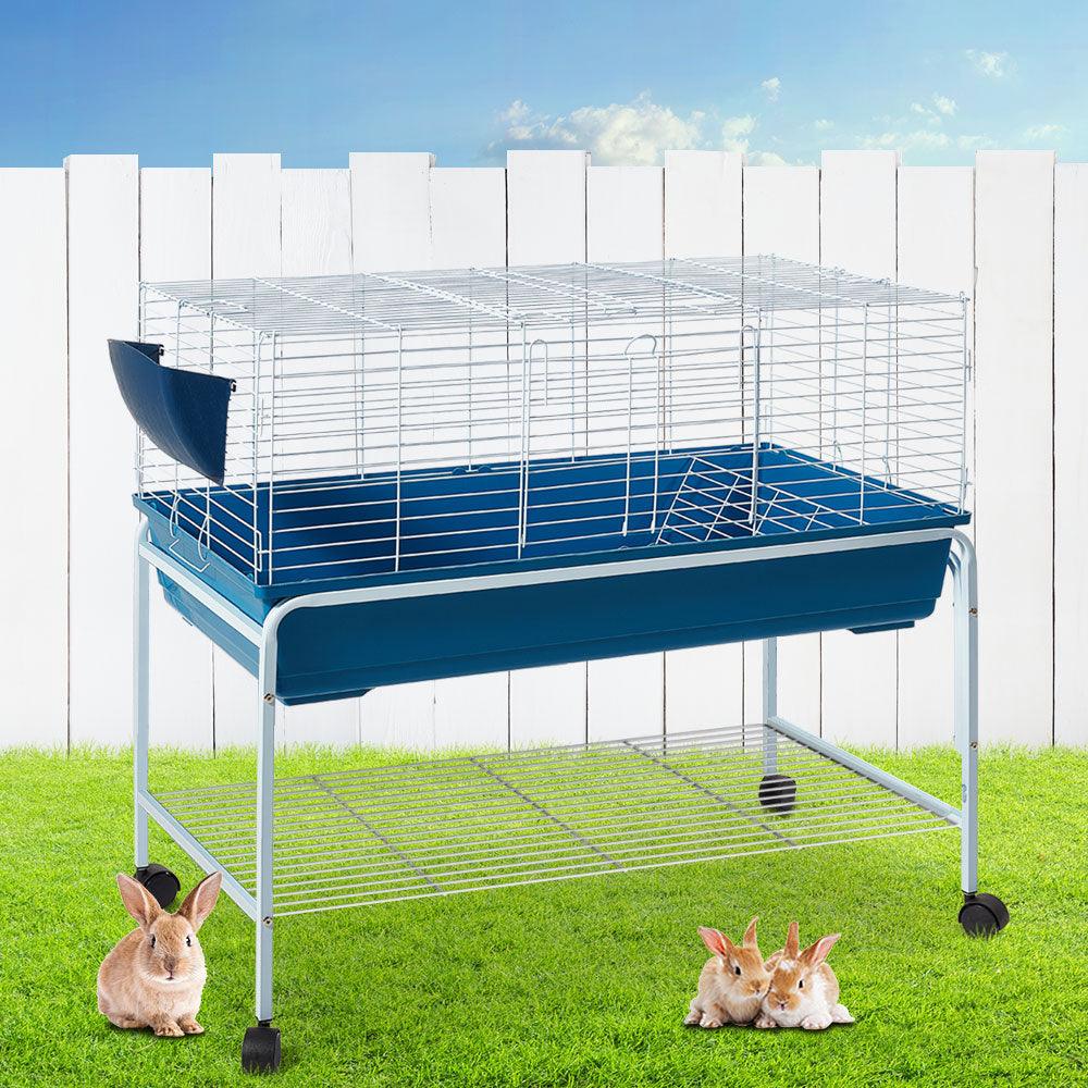 Buy i.Pet Rabbit Cage Hutch 106cm Indoor Enclosure Carrier discounted | Products On Sale Australia