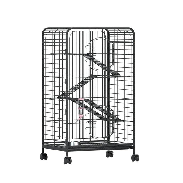 Buy i.Pet Rabbit Cage Indoor Hutch Guinea Pig Bird Ferret Cat Hamster 110cm 4 Level discounted | Products On Sale Australia