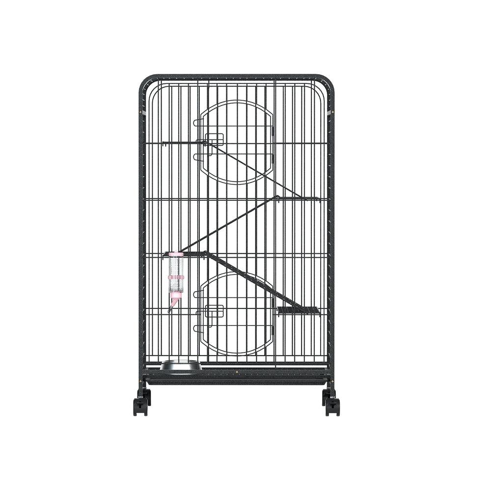 Buy i.Pet Rabbit Cage Indoor Hutch Guinea Pig Bird Ferret Cat Hamster 110cm 4 Level discounted | Products On Sale Australia