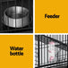 Buy i.Pet Rabbit Cage Indoor Hutch Guinea Pig Bird Ferret Cat Hamster 110cm 4 Level discounted | Products On Sale Australia